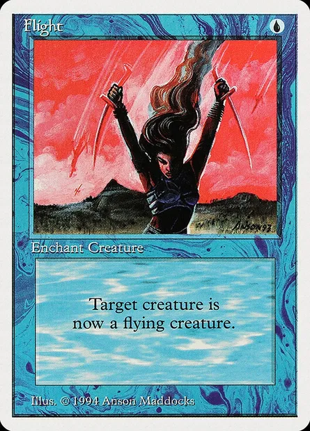 Flight, Magic card SUM 59 — Summer Magic / Edgar set