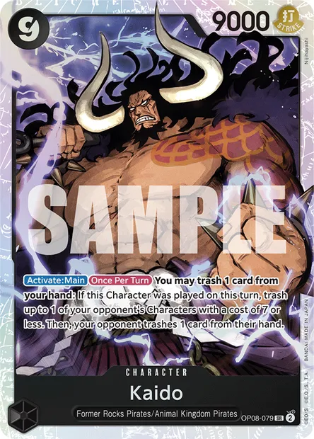Kaido, carte One Piece OP08-079 — extension TWO LEGENDS