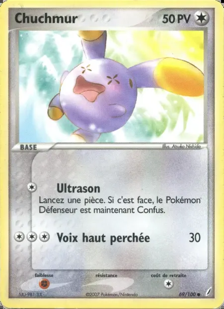 Chuchmur, carte Pokémon CG 69 — extension EX Gardiens de Cristal
