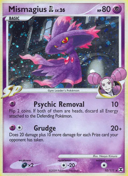 Mismagius GL, Pokémon card RR 10 — Rising Rivals set