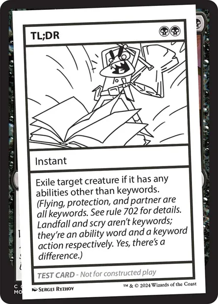 TL;DR, Magic card MB2 553 — Mystery Booster 2 set