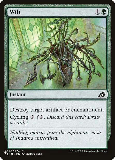 Wilt, Magic card PLST IKO-176 — The List set
