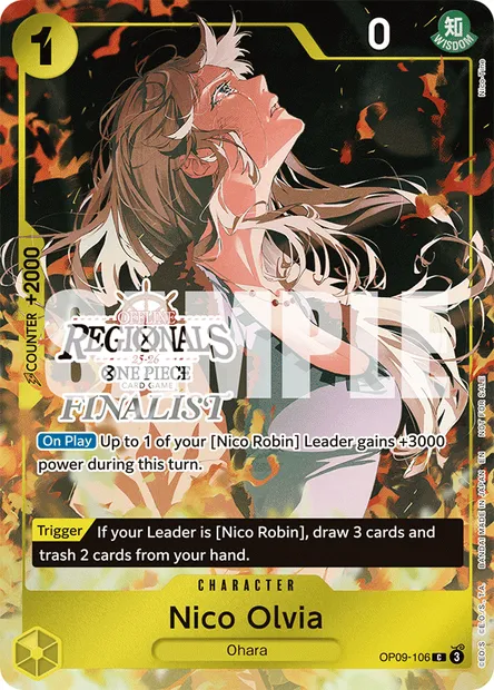 Nico Olvia, carte One Piece OP09-106 — extension LES NOUVEAUX EMPEREURS