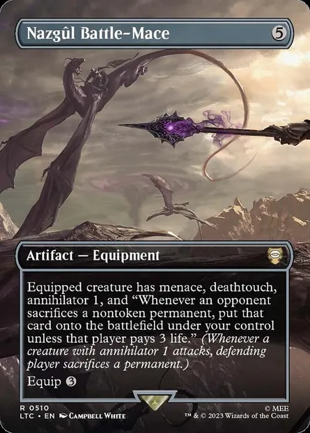 Nazgûl Battle-Mace, carte Magic LTC 510 — extension Tales of Middle-earth Commander