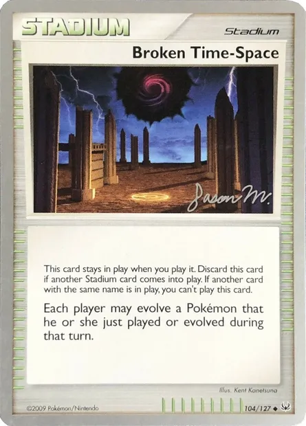 Broken Time-Space, Pokémon card WCD09 104-2 — World Championship Decks 2009 set