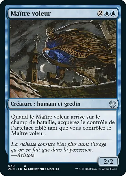 Maître voleur, carte Magic ZNC 30 — extension Zendikar Rising Commander