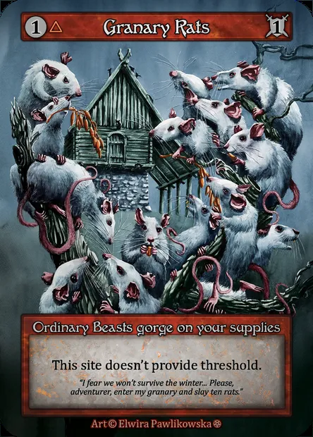 Granary Rats, Sorcery card GOT 085 — Gothic set