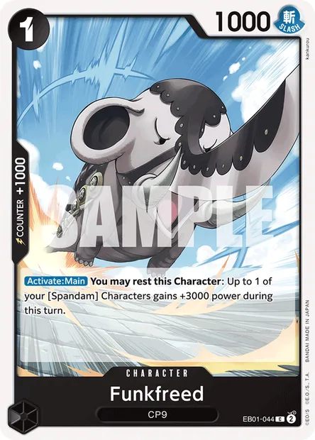 Funkfreed, One Piece card EB01-044 — MEMORIAL COLLECTION set