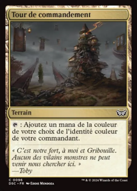 Tour de commandement, carte Magic DSC 96 — extension Duskmourn: House of Horror Commander