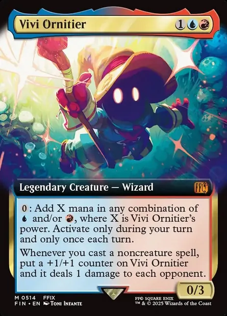 Vivi Ornitier, Magic card FIN 514 — Final Fantasy set