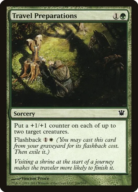 Travel Preparations, Magic card ISD 206 — Innistrad set