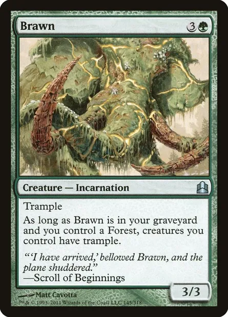 Brawn, Magic card CMD 145 — Commander 2011 set