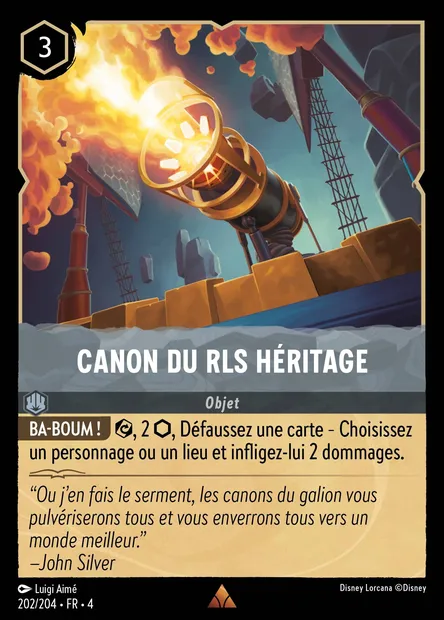 Canon du RLS Héritage, carte Disney Lorcana CH4-202 — extension Le Retour d'Ursula