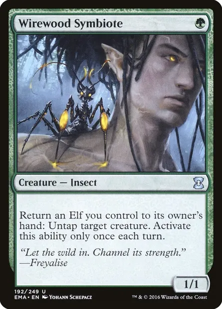 Wirewood Symbiote, Magic card EMA 192 — Eternal Masters set