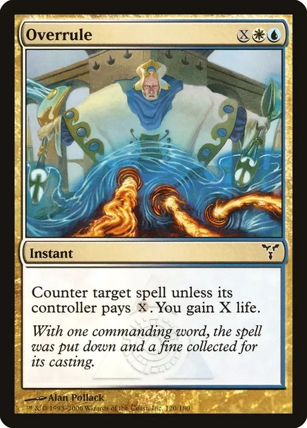 Overrule, Magic card DIS 120 — Dissension set