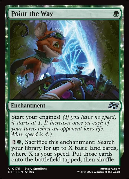 Point the Way, Magic card DFT 175 — Aetherdrift set