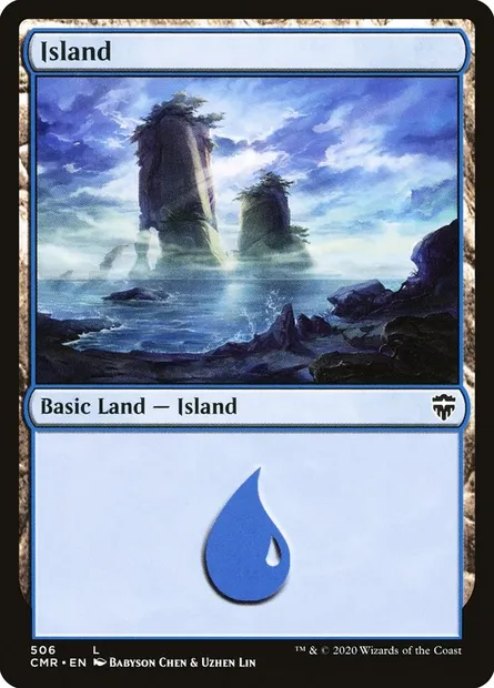 Island, Magic card CMR 506 — Commander Legends set