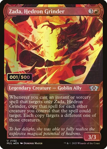 Zada, Hedron Grinder, Magic card MUL 155z — Multiverse Legends set