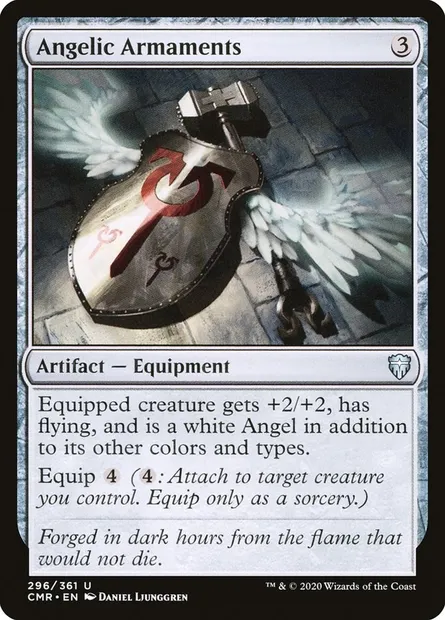 Angelic Armaments, Magic card CMR 296 — Commander Legends set