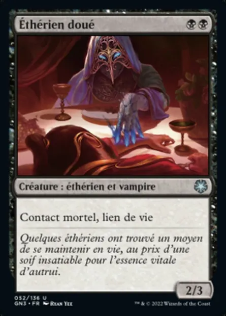 Éthérien doué, carte Magic GN3 52 — extension Game Night: Free-for-All