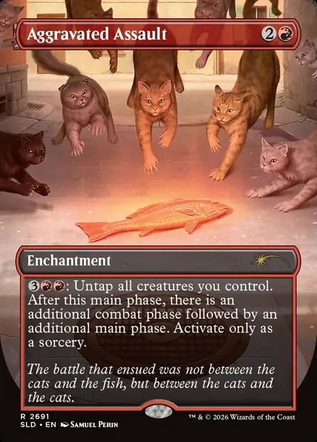 Escalade de violence, carte Magic SLD 2691 — extension Secret Lair Drop