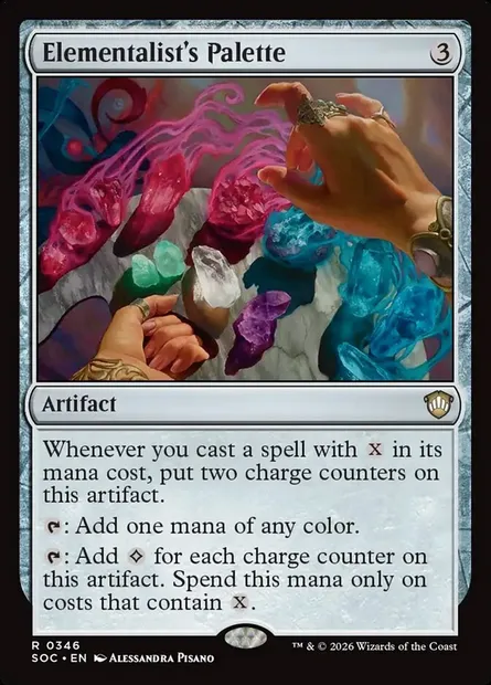 Elementalist's Palette, Magic card SOC 346 — Secrets of Strixhaven Commander set