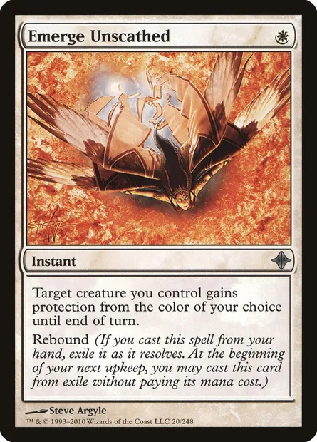 Emerge Unscathed, Magic card ROE 20 — Rise of the Eldrazi set