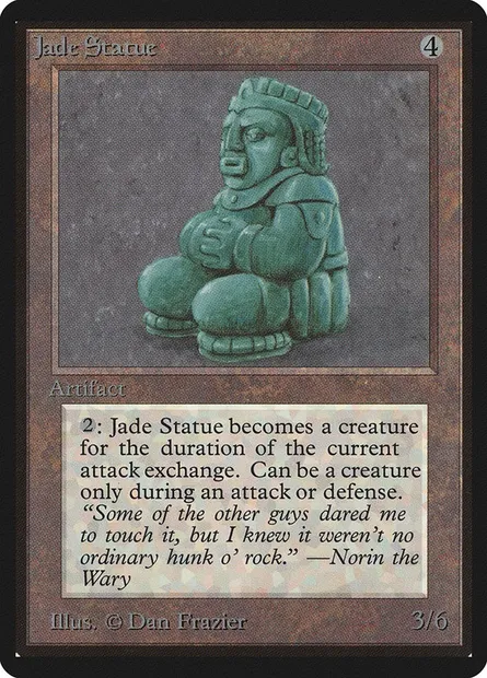 Jade Statue, Magic card LEB 254 — Limited Edition Beta set