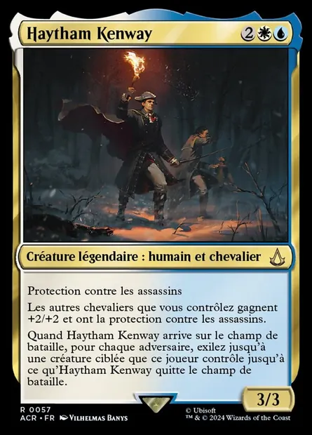 Haytham Kenway, carte Magic ACR 57 — extension Assassin's Creed