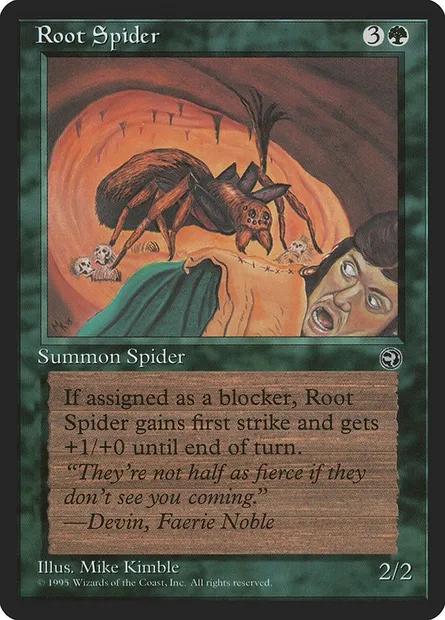Root Spider, Magic card HML 94 — Homelands set