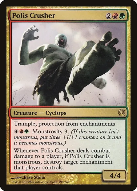 Polis Crusher, Magic card THS 198 — Theros set