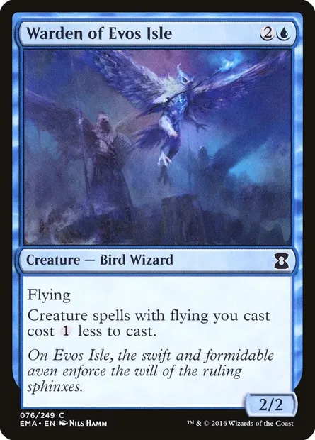 Warden of Evos Isle, Magic card EMA 76 — Eternal Masters set