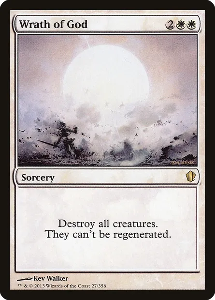 Wrath of God, Magic card C13 27 — Commander 2013 set