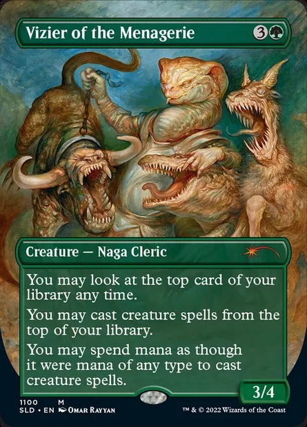 Vizier of the Menagerie, Magic card SLD 1100 — Secret Lair Drop set