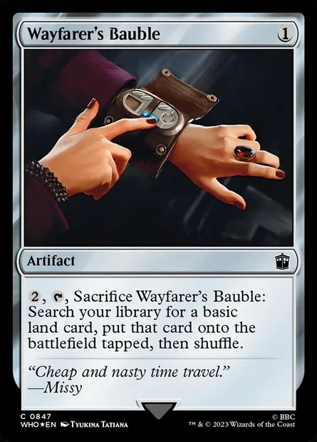 Wayfarer's Bauble, Magic card WHO 847 — Doctor Who set