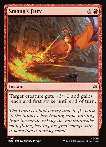 Smaug's Fury, Magic card HOB 111 — The Hobbit set
