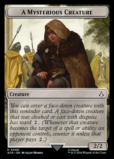 A Mysterious Creature, Magic card TACR 8 — Assassin's Creed Tokens set