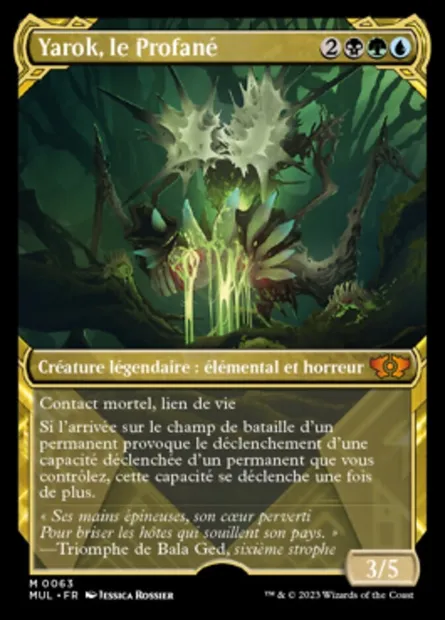 Yarok, le Profané, carte Magic MUL 63 — extension Multiverse Legends