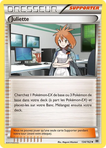 Juliette, carte Pokémon BKT 134 — extension Impulsion Turbo
