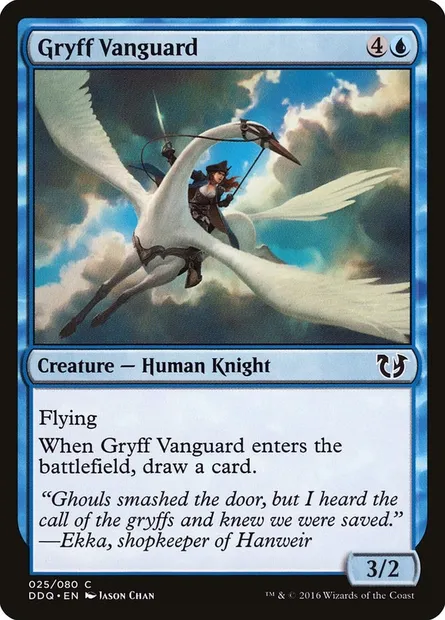 Avant-garde gryff, carte Magic DDQ 25 — extension Duel Decks: Blessed vs. Cursed