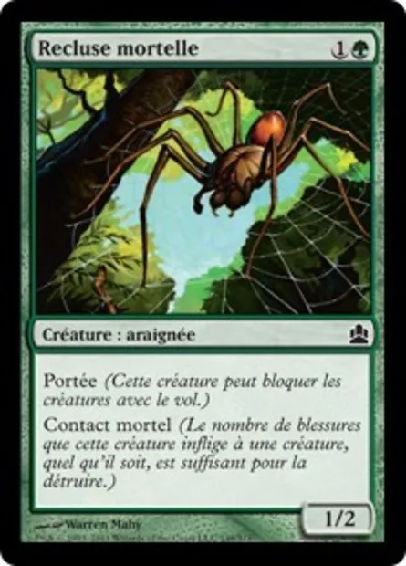 Recluse mortelle, carte Magic CMD 149 — extension Commander 2011