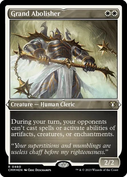 Grand Abolisher, Magic card CMM 460 — Commander Masters set