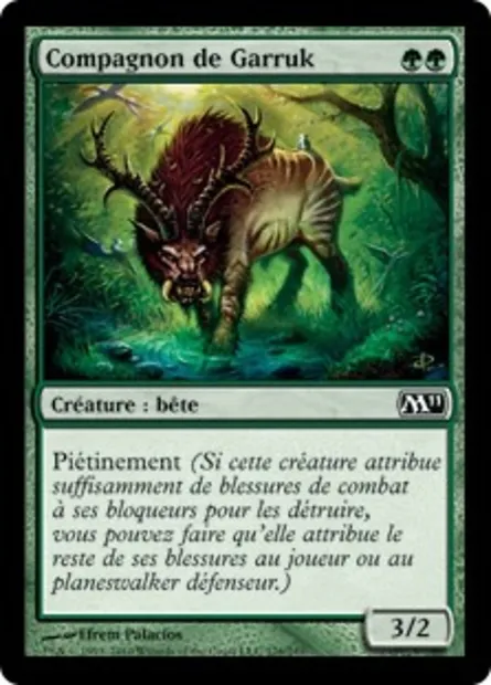 Compagnon de Garruk, carte Magic M11 176 — extension Magic 2011