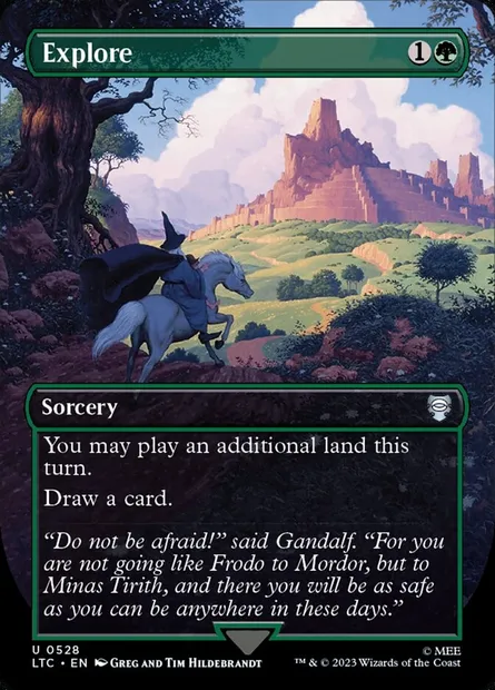 Explorer, carte Magic LTC 528 — extension Tales of Middle-earth Commander