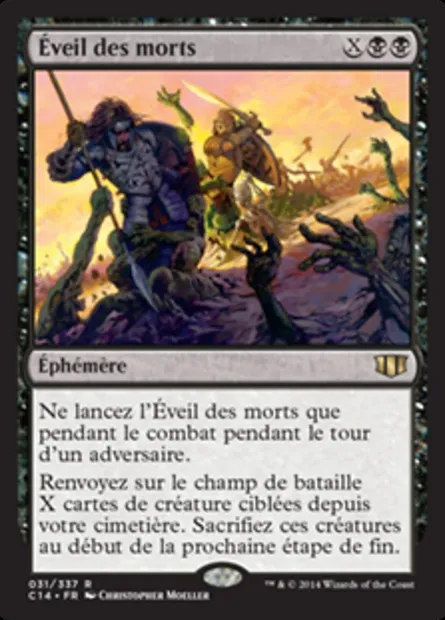 Éveil des morts, carte Magic C14 31 — extension Commander 2014