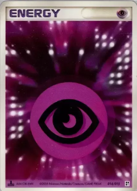 Énergie Psy, carte Pokémon P-QCP 014 — extension Psychic Quick Construction Pack