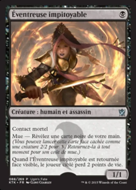Éventreuse impitoyable, carte Magic UGIN 88 — extension Ugin's Fate