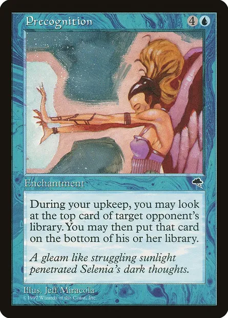 Precognition, Magic card TMP 79 — Tempest set