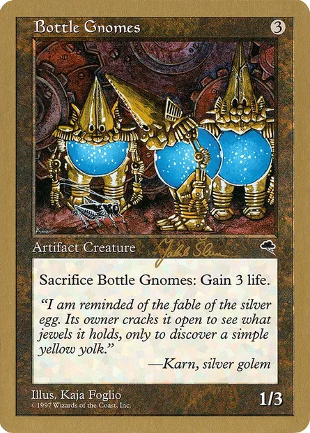 Bottle Gnomes, Magic card WC99 js278 — World Championship Decks 1999 set