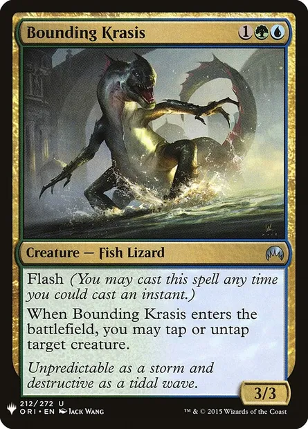 Bounding Krasis, Magic card PLST ORI-212 — The List set